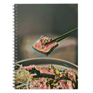 Cool sushi gift notebook