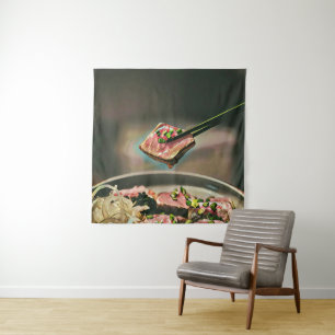 Cool sushi gift tapestry