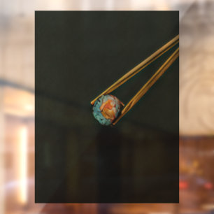 Cool sushi gift window cling