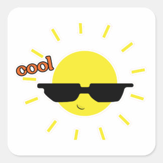 cool sushine sticker