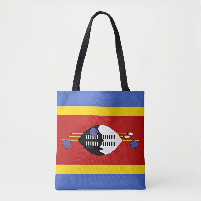 Cool Swaziland (Eswatini) Flag Fashion Tote Bag (Front)