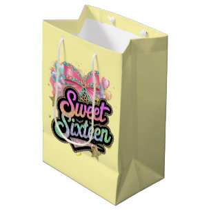 Cool sweet 16th Birthday party Medium Gift Bag