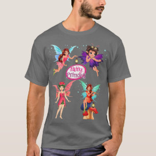 Cool Sweetest Fairy Princess Illustration Graphic T-Shirt