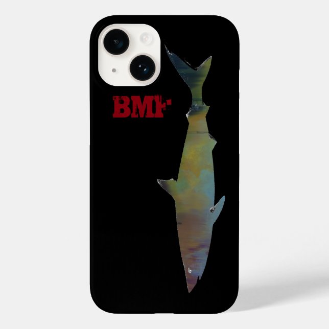 cool swimming shark personalized Case-Mate iPhone case (Back)