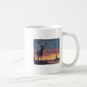 Cool Symbolic Deer With Statue Of Liberty Costume  Coffee Mug