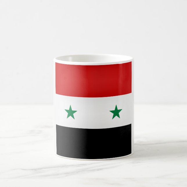 Cool Syria Flag Coffee Mug (Center)