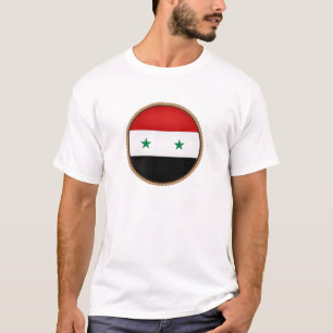 Cool Syria Flag Seal T-Shirt