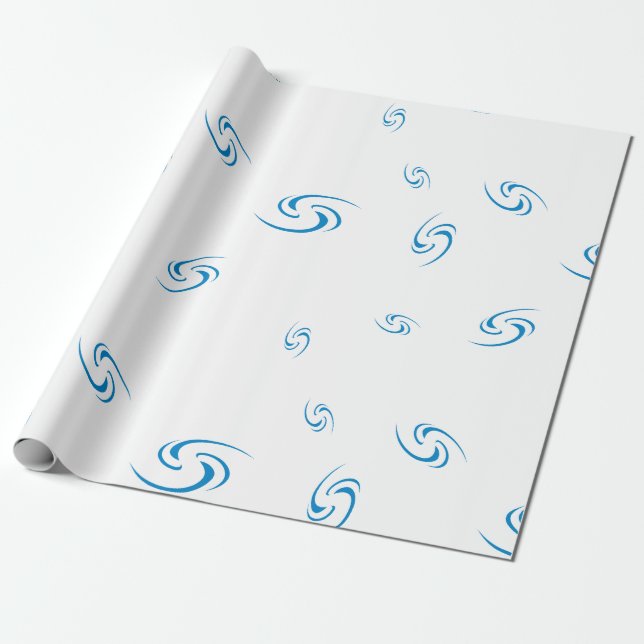 Cool Syscoin Cryptocurrency Coin Sign Pattern Wrapping Paper (Unrolled)