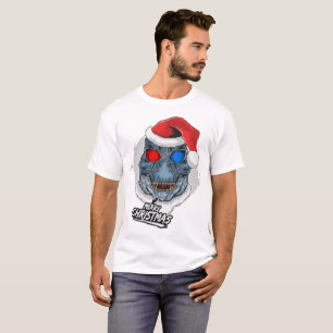 Cool T-Rex Christmas T-Shirt