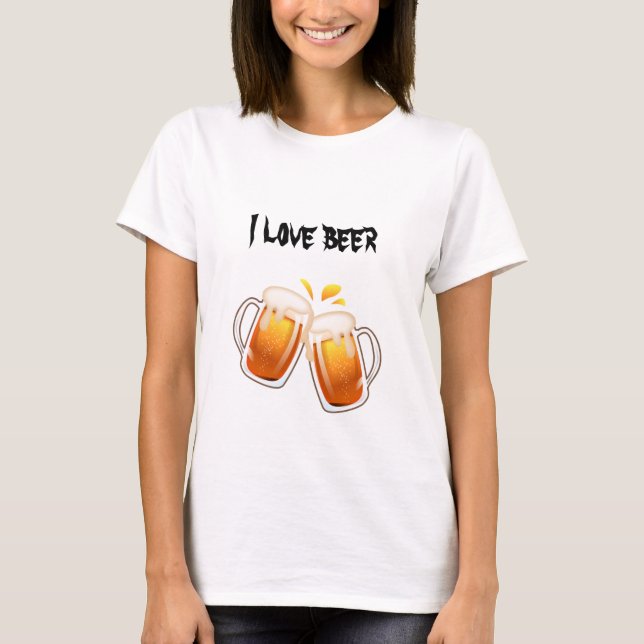 cool t-shirt for beer lovers (Front)