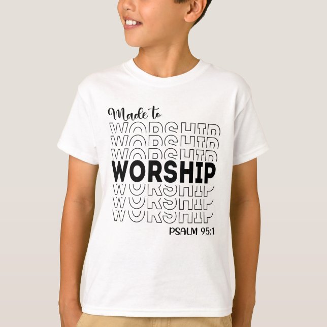 Cool T-Shirt Inspirational Christian Graphic Tees (Front)