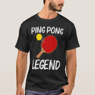 Cool Table Tennis Art For Men Women Ping Pong Spor T-Shirt