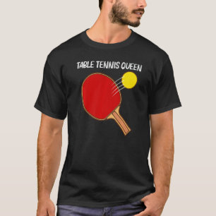 Cool Table Tennis For Women Girls Ping Pong Sport T-Shirt