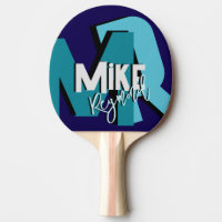 Cool Table Tennis Players Monogrammed