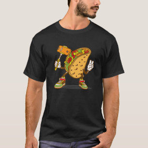 Cool Taco Cinco De Mayo Funny Boys Men Mexican Foo T-Shirt