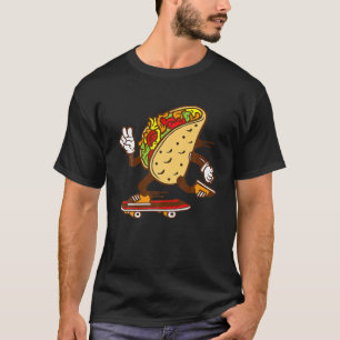 Cool Taco Cinco De Mayo Funny Boys Men Mexican Foo T-Shirt
