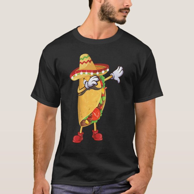 Cool Taco For Men Women Cinco De Mayo Fiesta Mexic T-Shirt (Front)