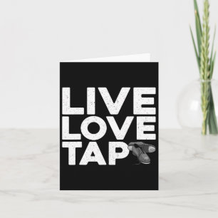 Cool Tap Dancing Design For Men Women Kids Tap Dan Card