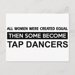Cool Tap Dancing designs Postcard