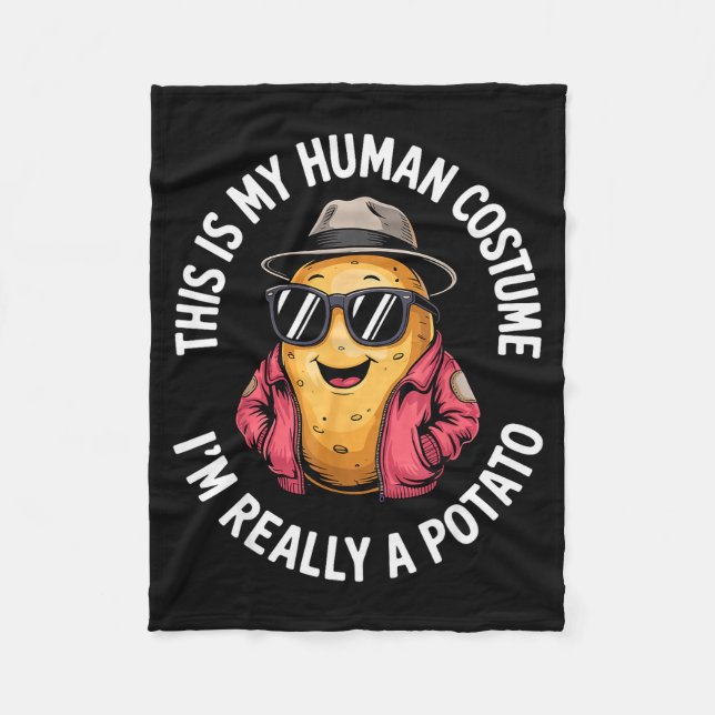 Cool Tato Novelty For Men Women Tato Gag Tato Love Fleece Blanket (Front)