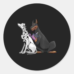 Cool Tattoo Artist For Men Women Kids Dalmatian Do Classic Round Sticker