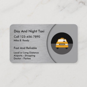 Cool Taxi Business Cards