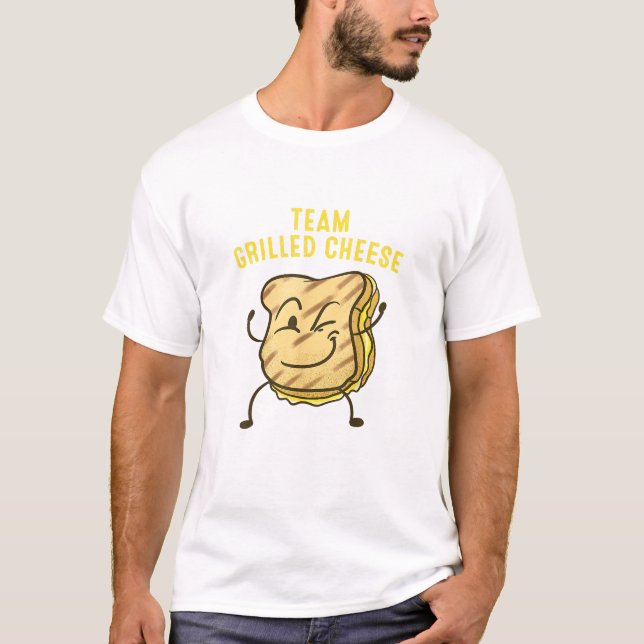 Cool Team Grilled Cheese Gift Funny Squad Toasted  T-Shirt (Front)