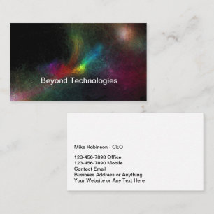 Cool Technology Theme Business Cards