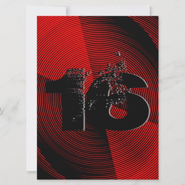 Cool Teen 16th Birthday Party Invitation (Front)