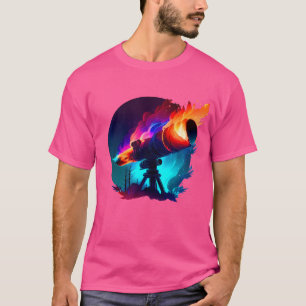 Cool Telescope For Astronomy Lovers T-Shirt