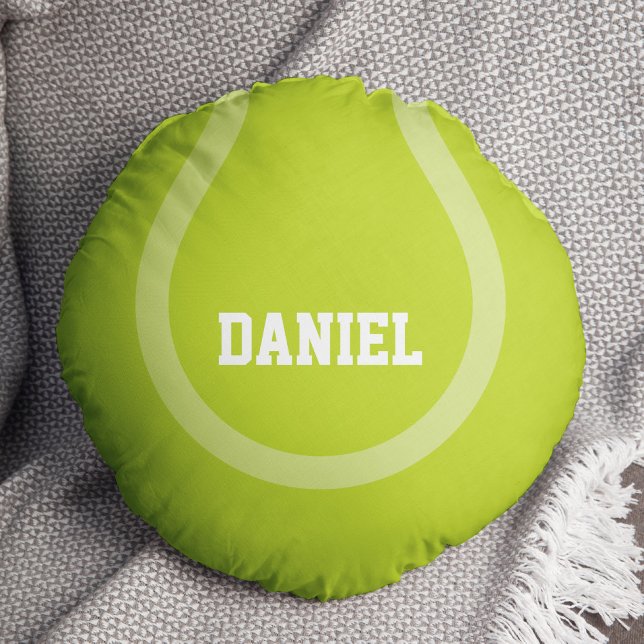 Cool Tennis Ball Round Cushion (Creator Uploaded)