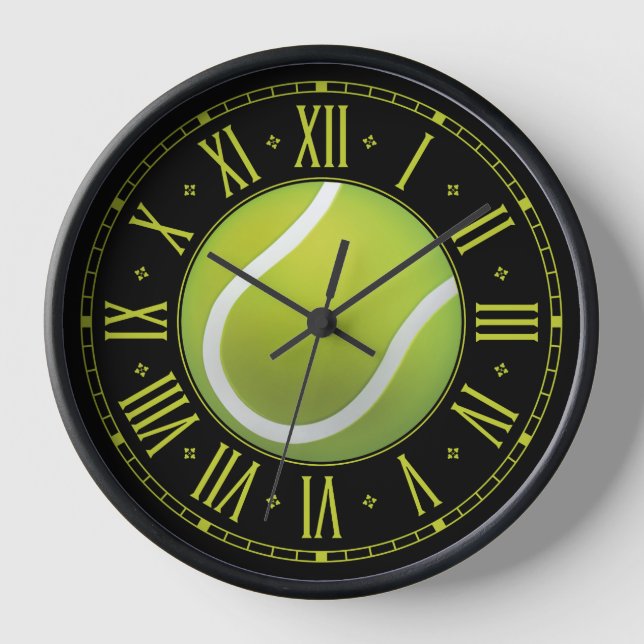 Cool Tennis ball | Time for Sports Clock (Front)