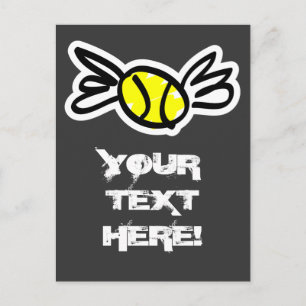 Cool tennis card invitation personlized!