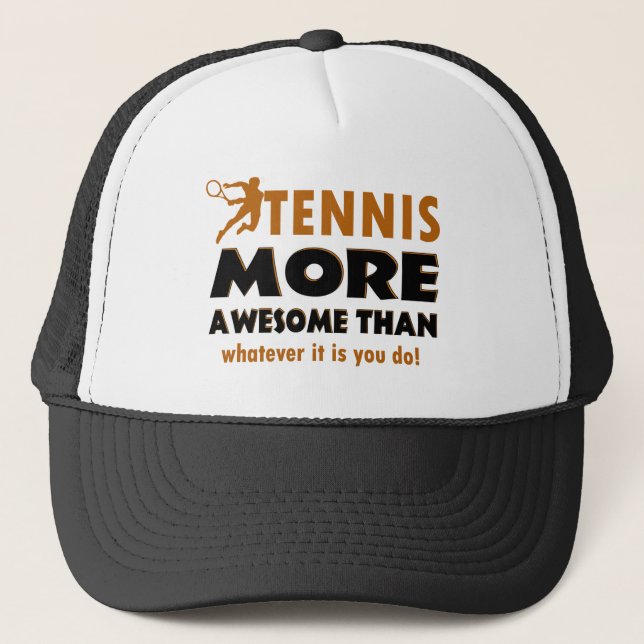 Cool Tennis designs Trucker Hat (Front)