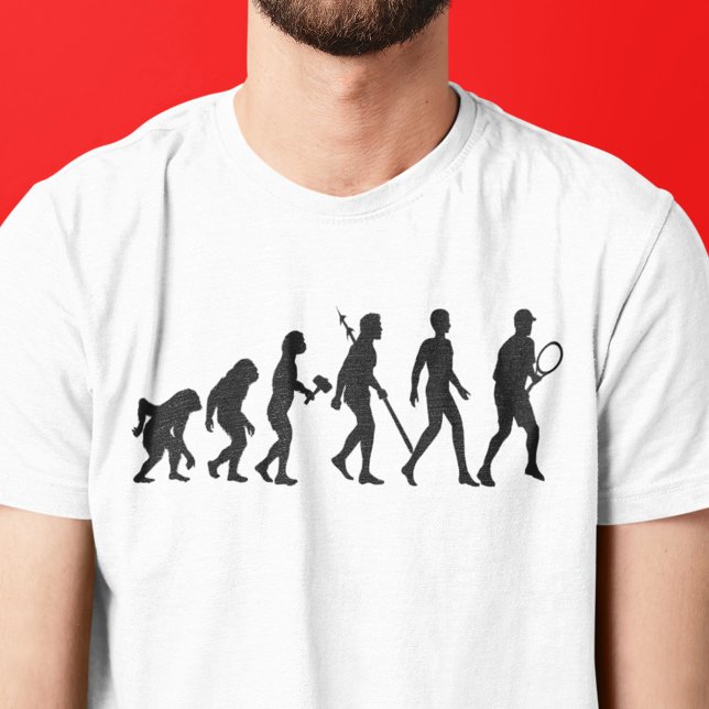 Cool Tennis evolution, adult T-Shirt (Creator Uploaded)