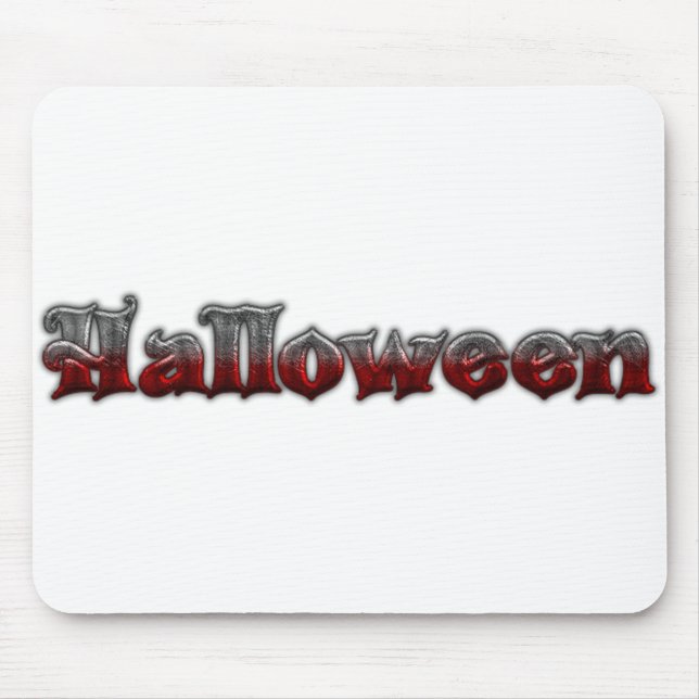 Cool Text - Halloween Mouse Mat (Front)