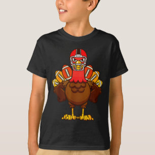 Cool Thanksgiving Football Shirt _ Gobble Player T