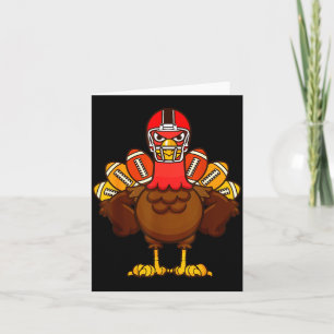 Cool Thanksgiving Football Shirt _ Gobble Player T Card