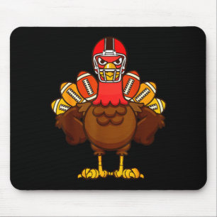 Cool Thanksgiving Football Shirt _ Gobble Player T Mouse Mat