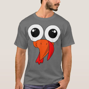 Cool Thanksgiving TurkeyCute Turkey Face  T-Shirt