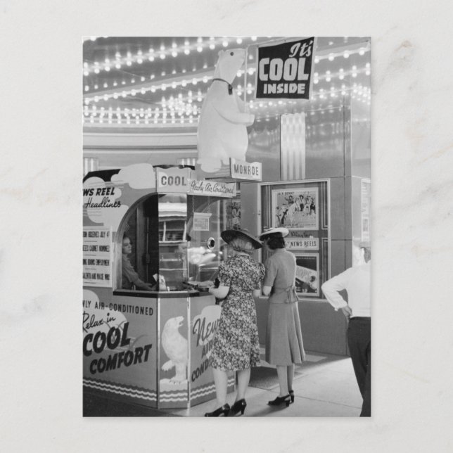 Cool Theatre, 1940 Postcard (Front)