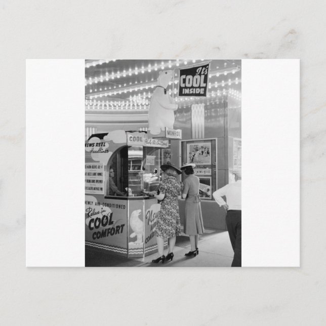 Cool Theatre, 1940 Postcard (Front)