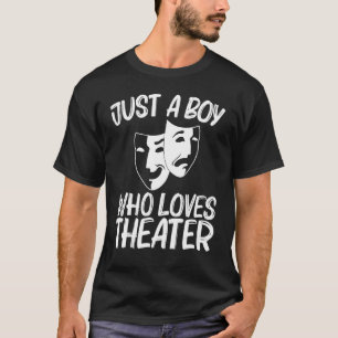 Cool Theatre For Boys Kids Drama Actor Comedy Trag T-Shirt