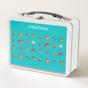 Cool things from the 80's & 90's - retro vintage  metal lunch box