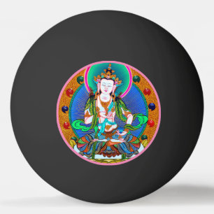 Cool tibetan thangka Vajrasattva tattoo mandala Ping Pong Ball