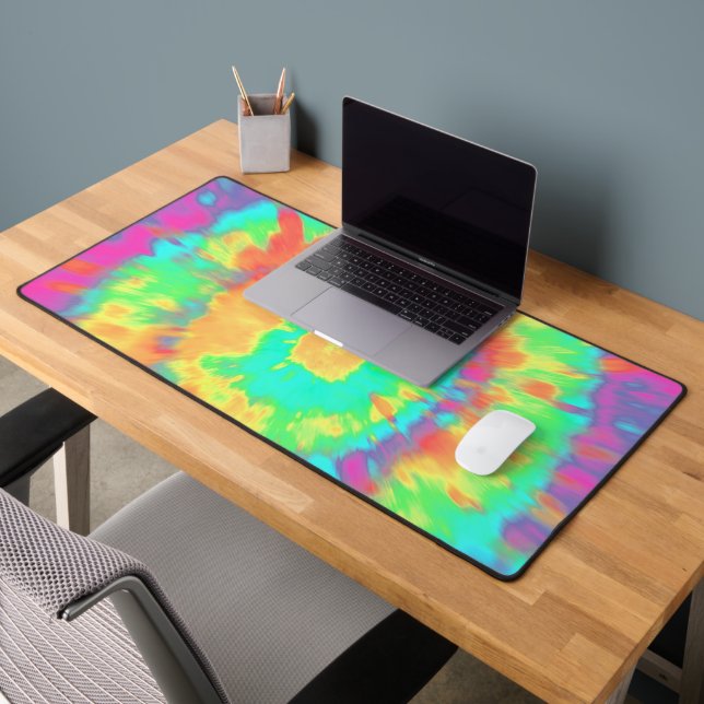 Cool tie dye desk mat (Office 2)