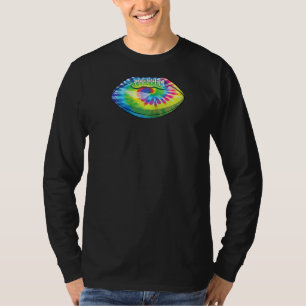 Cool Tie Dye Football Cute Sports Player Men Wome T-Shirt