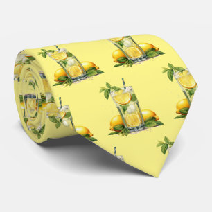 Cool tied lemonade pattern  tie