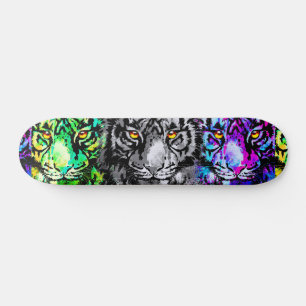 Cool Tiger Artwork - Wildlife Big Cats - Tiger Skateboard