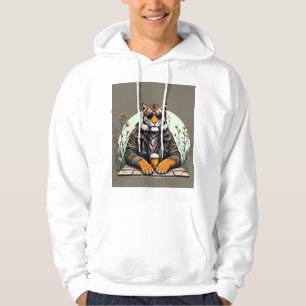 "Cool Tiger Hoodie - Unique Graphic Pullover fo